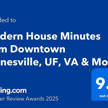 Modern House Minutes From Downtown Gainesville, Uf, Va & More! Kültér fotó