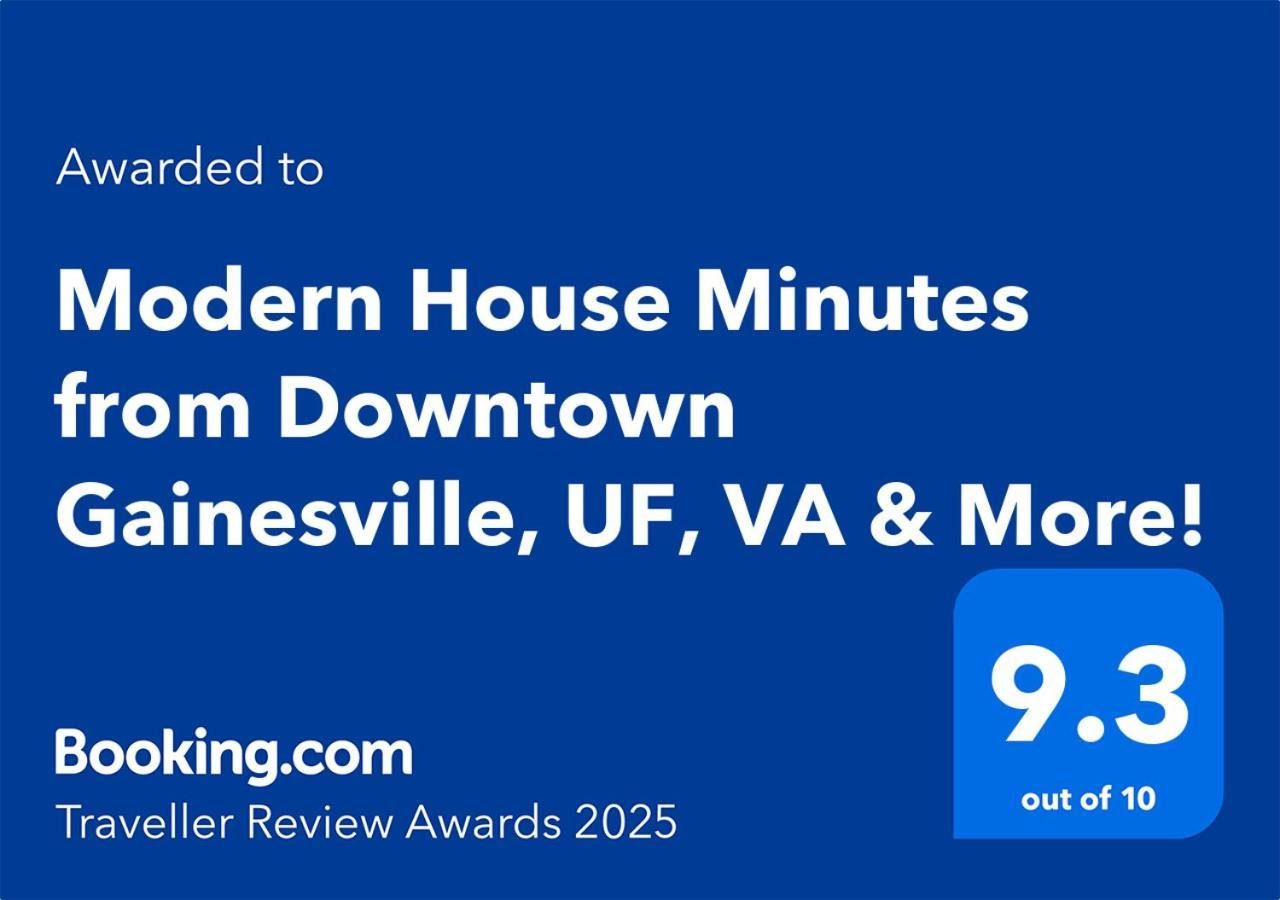 Modern House Minutes From Downtown Gainesville, Uf, Va & More! Kültér fotó